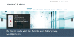 Desktop Screenshot of maniago.de