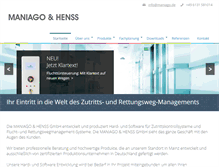 Tablet Screenshot of maniago.de