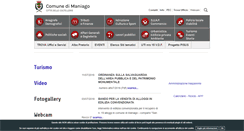 Desktop Screenshot of maniago.it